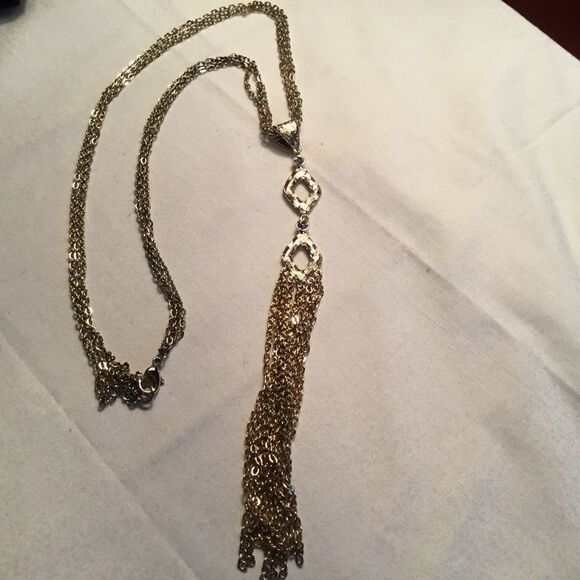 $10 ea or 3/$20 Goldtone Tassel Necklace - Picture 4 of 8